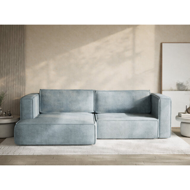 Four-Seater Corner Sofa With Bed Function