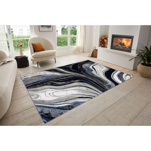 Charona Abstract Flatweave Indoor / Outdoor Area Rug
