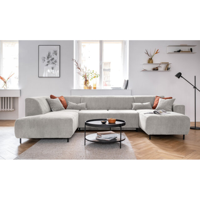 Cuddly Mia Corner Sofa Bed U-Form
