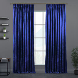Velvet Semi-shee Single Curtain Panel