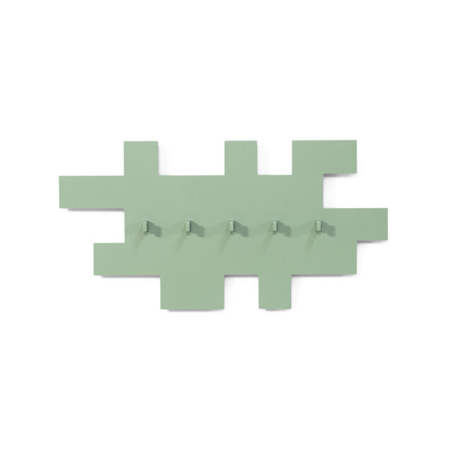 TETROMINO Steel Wall 5 - Hook Coat Rack
