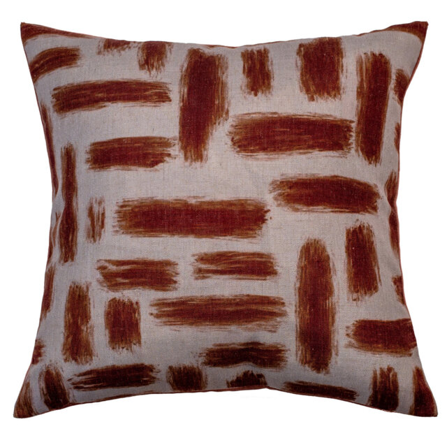 Blarwood Feathers Abstract Sqaure Scatter Cushion Cushion With Filling