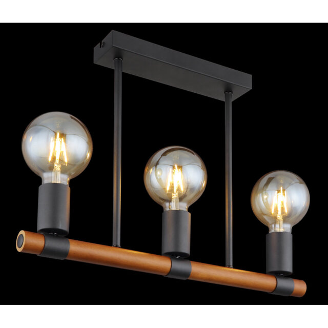 Desere 3-Light 6cm Semi Flush Mount