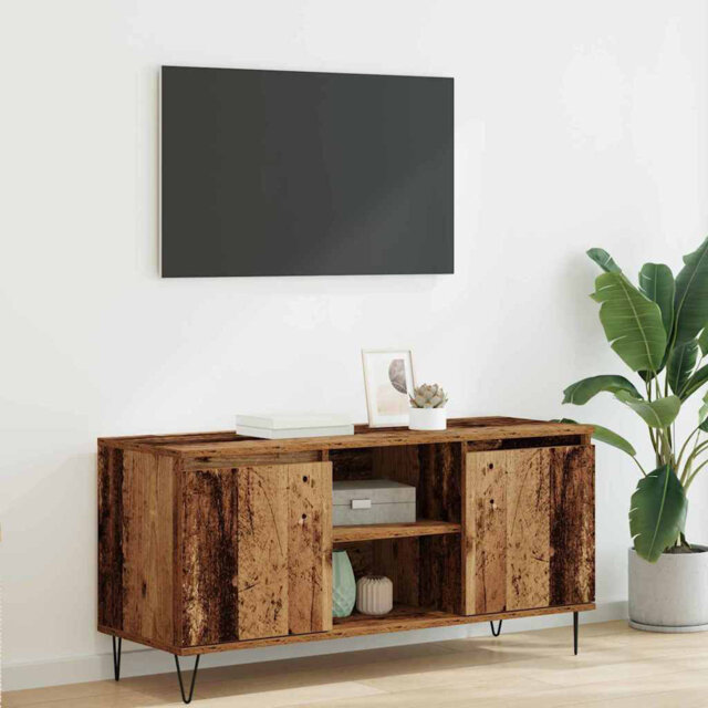 TV Cabinet Artisan Oak 104 X 35 X 50 Cm Engineered Wood