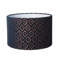 20cm H Velvet Drum Lamp Shade ( Screw On )