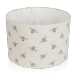 Cotton Drum Lamp Shade ( Screw On )