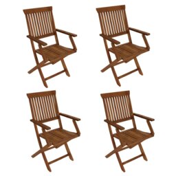 Peppermint Folding Garden Chair Set