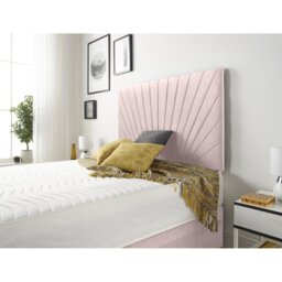"Sealcove Etheral Velvet Divan Bed Base with 32"" Upholstered Headboard"