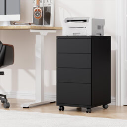 33cm Wide 4 -Drawer Mobile File Cabinet