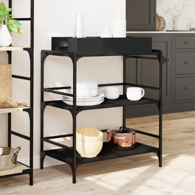 Osterman Metal Bar Cart