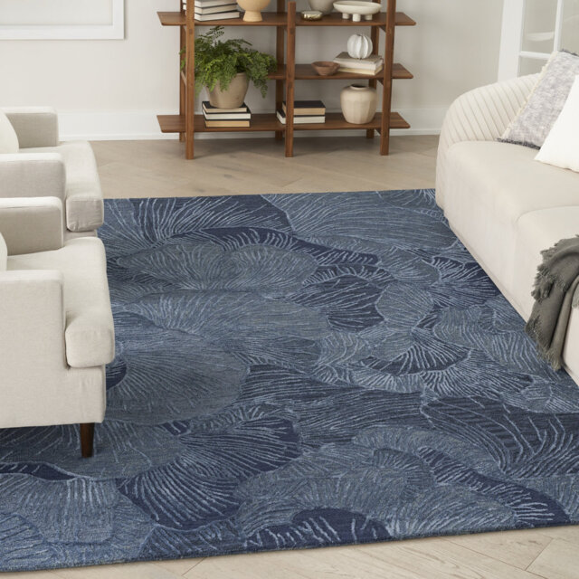 Derena Floral Handmade Area Rug