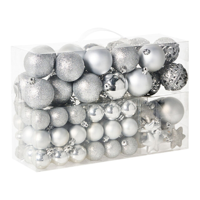 9cm Solid Colour Plastic / Acrylic Bauble
