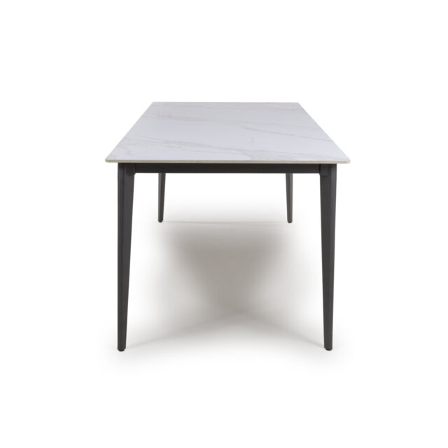 Buisan Stone Top Metal Base Dining Table