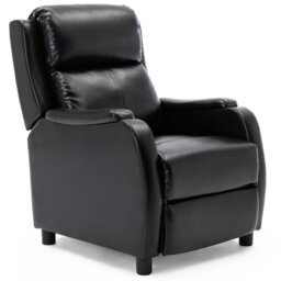 Renovo Faux Leather Wing Chair Recliner
