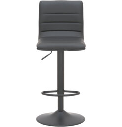 Pemberly Swivel Upholstered Adjustable Height Counter Stool with Metal Frame