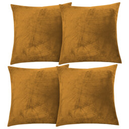 Aspire Homeware Square Plain Velvet Scatter Cushion Cover