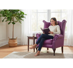 Upholstered Wingback Chair