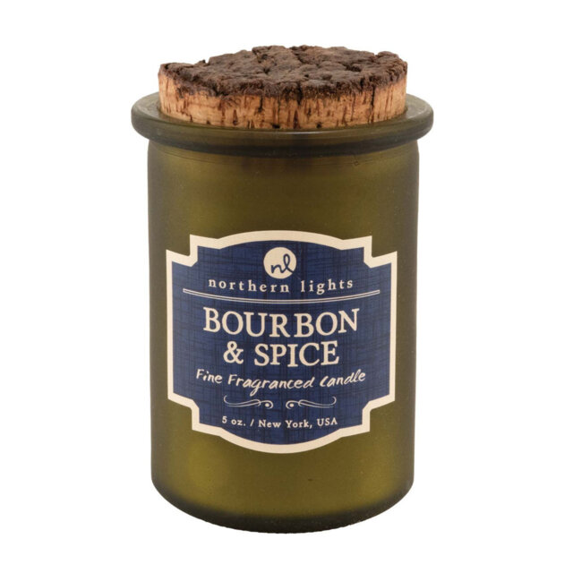 Northern Lights Spice Scented Tumbler Candle with Glass Holder