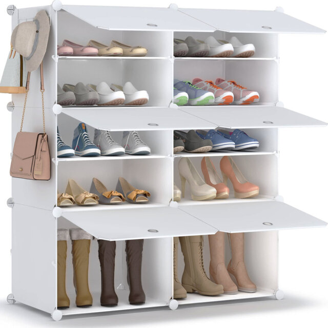20 Pair Shoe Storage Cabinet