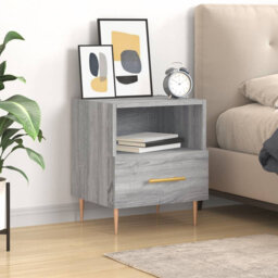 Linda Bedside Cabinets 2 pcs 40x35x47,5 cm Engineered Wood