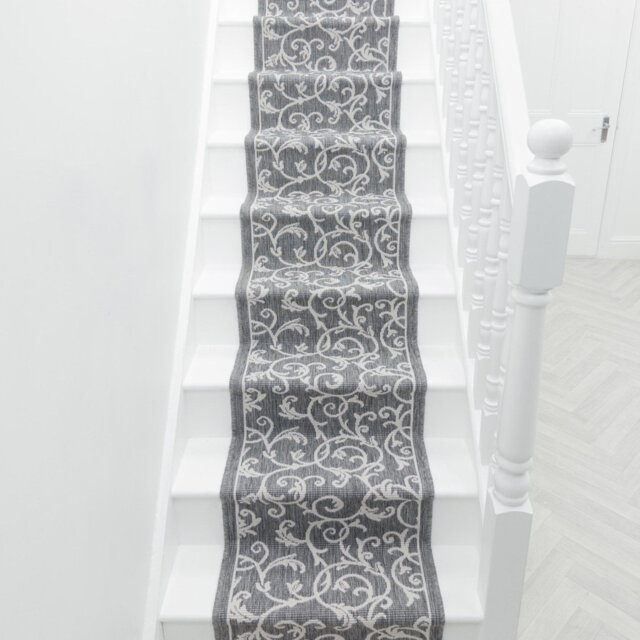 Ivy Grey Stair Runner â Reversible, Durable & Hardwearing Carpet for Stairs & Staircases, Multiple Lengths
