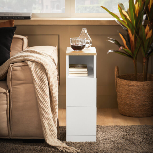 20cm W Bedside Table
