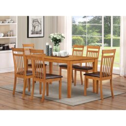 Elisa 6 - Person Solid Wood Dining Set
