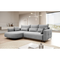 Bairo 3 Seater Fabric Reclining Sofa & Chaise