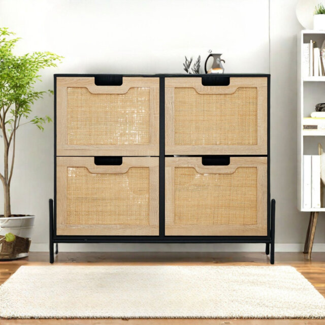 16 Pair Shoe Storage Cabinet