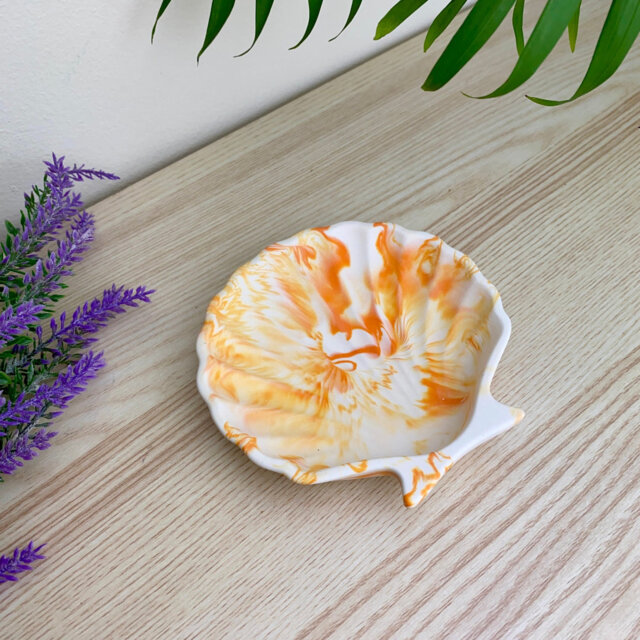 Shell Trinket Tray/ Soap Dish