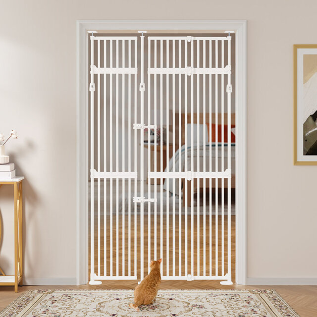 Metal Pressure Mounted Pet Gate