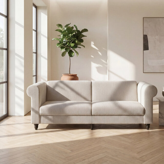3 Seater Sofabed in Corduroy