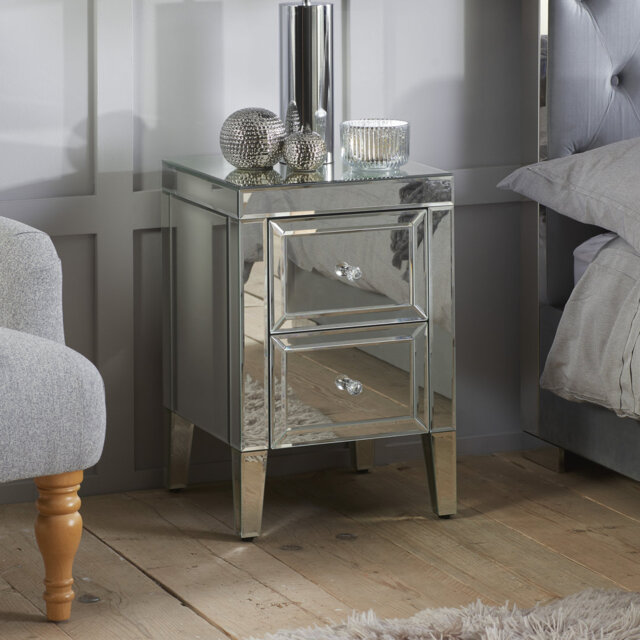 Norristown 2 Drawer Bedside Table