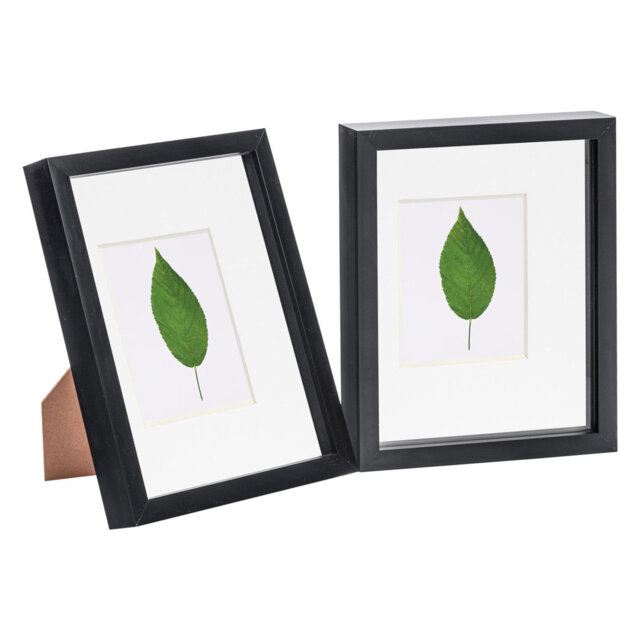 "Nicola Spring - 3D Box Photo Frames - 8 x 10"" with 4 x 6"" Mount"