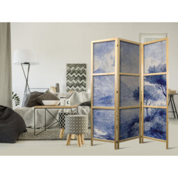 171cm H Solid Wood Folding Room Divider