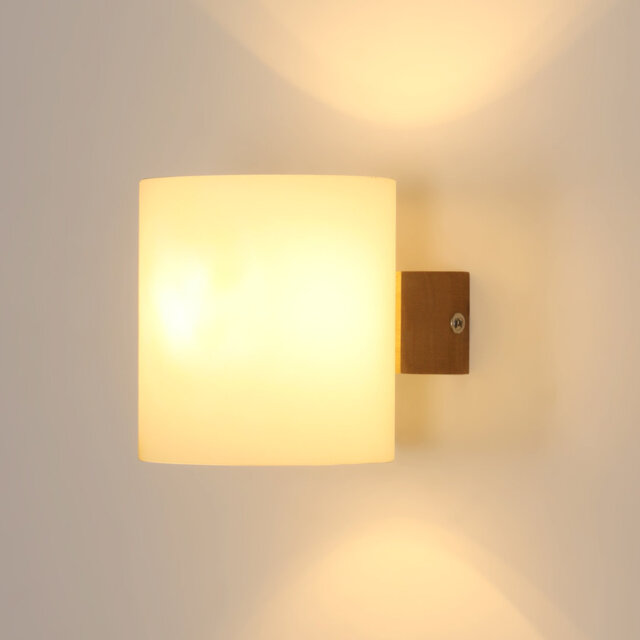 Glass Recessed Wall Light