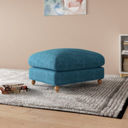 Velvet Ottoman