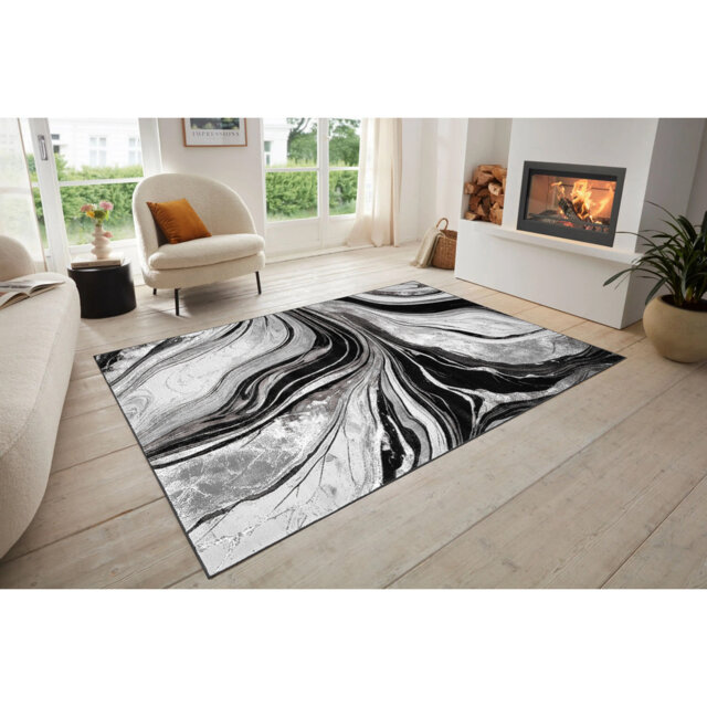Charona Abstract Flatweave Indoor / Outdoor Area Rug