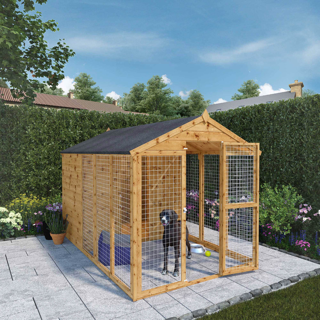 Mercia 10 x 6ft Staffordshire Dog Kennel Run by Wayfair