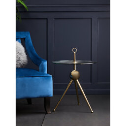 Bhodi Glass Top End Table