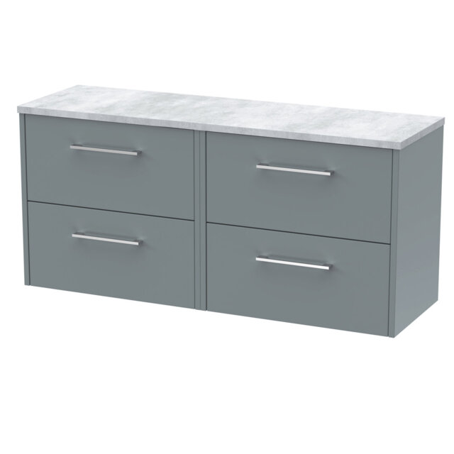 Juno 120.5cm Double Bathroom Vanity Base Only