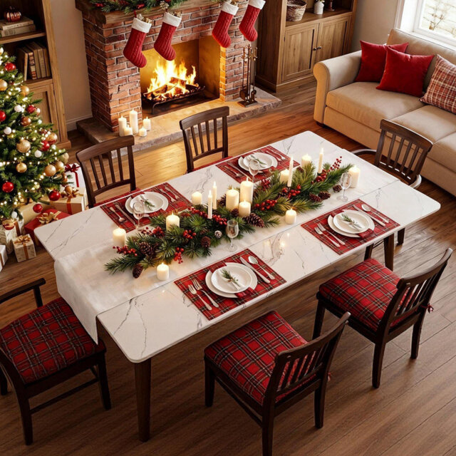 Large Extendable Dining Table