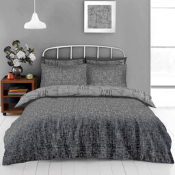UK Geometric Duvet Cover with Pillowcases - Polycotton Fabric Bedding Set - Available in Single Double King