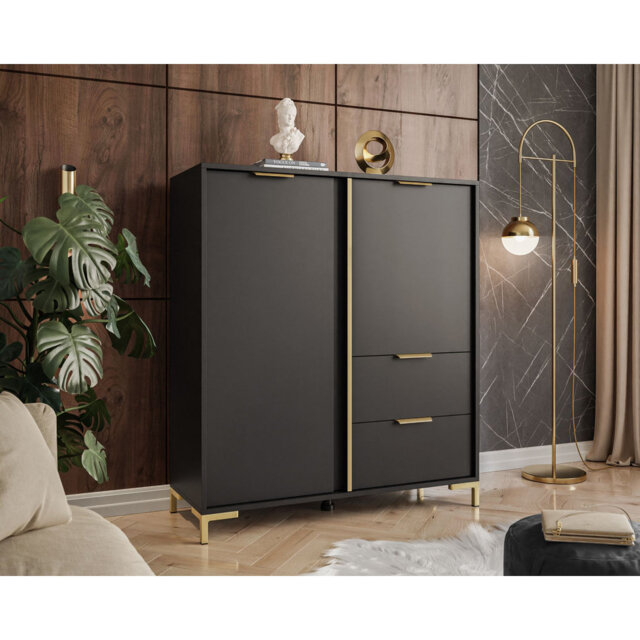 Allessandra Combo Chest of Drawers with 2 Drawers