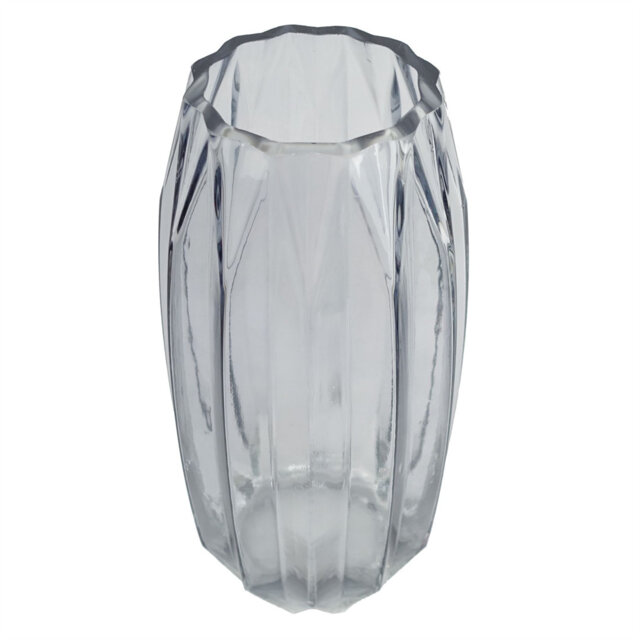 Glass Vase Contemporary Glass Vase 30cm Metro Lane