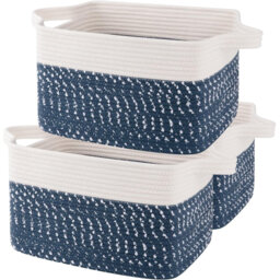 Highland Dunes Cotton Decorative Basket