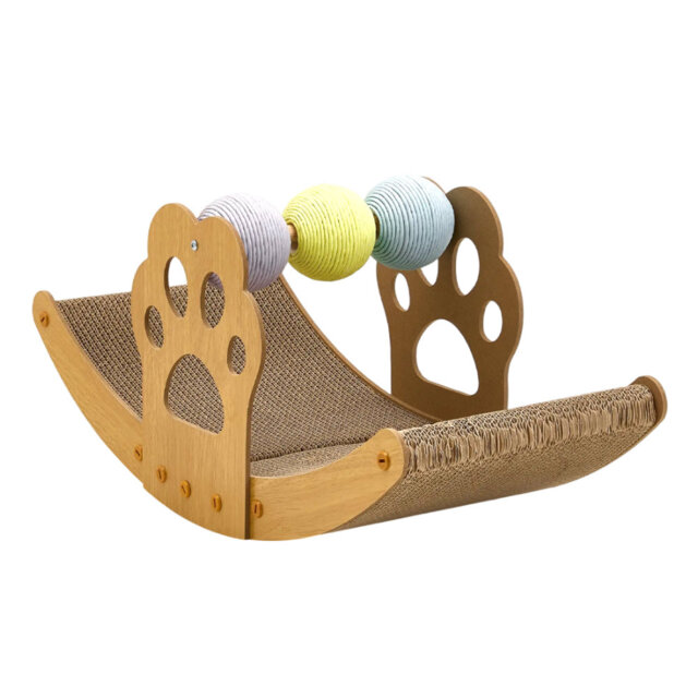 Boat Rocker Color Ball Model Cat Scratching Board