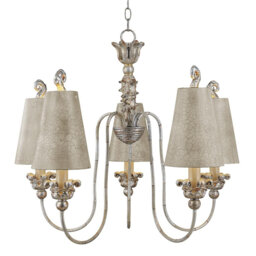 Chiu 5 - Light Shaded Chandelier