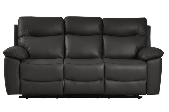 Celarian Genuine Leather Electric Power Recliner 3 Seater