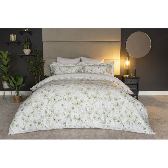Milena Cotton Floral Duvet Cover Set with Pillowcases Included